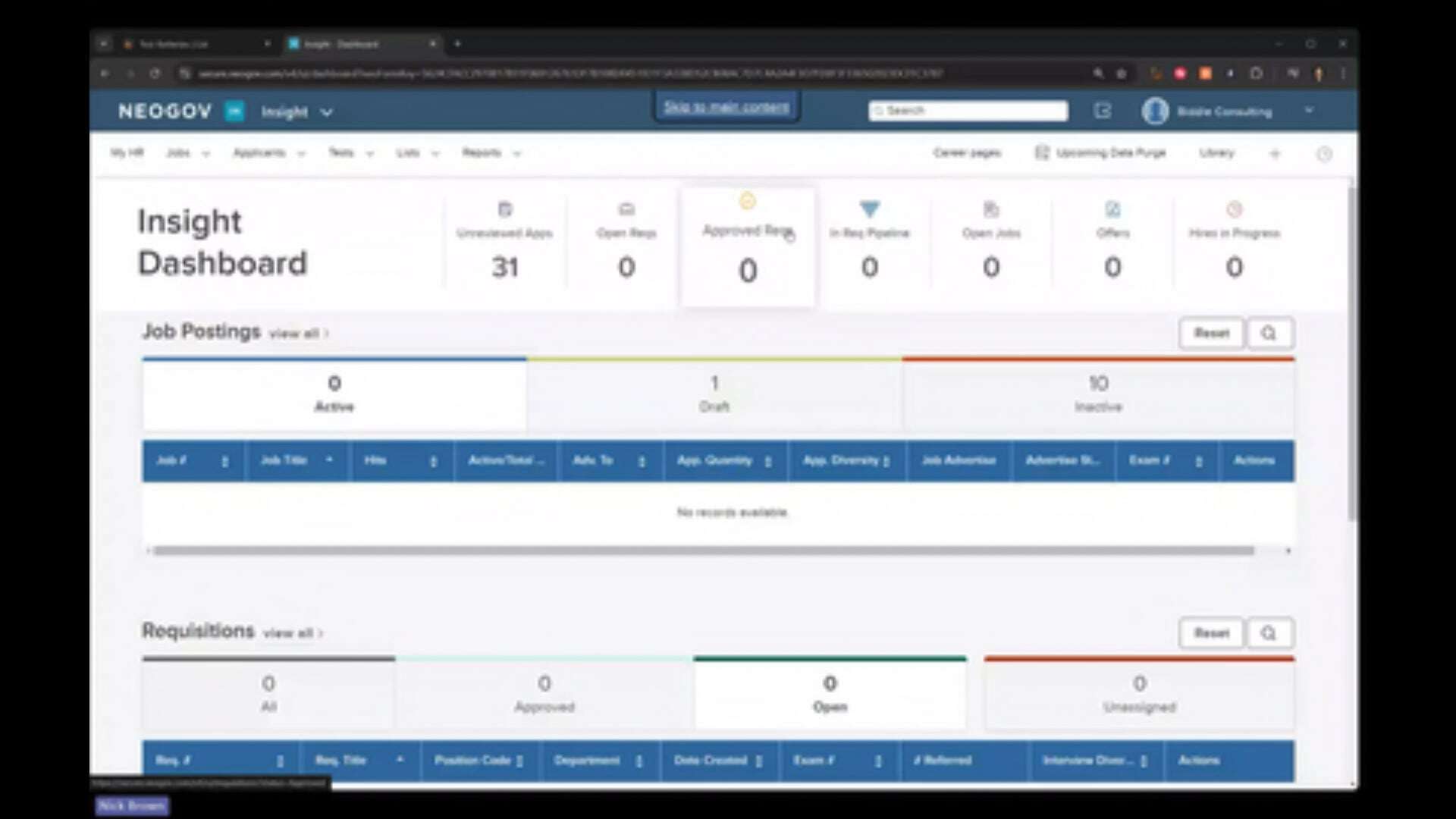 Adding TestGenius Tests to NEOGOV Insight